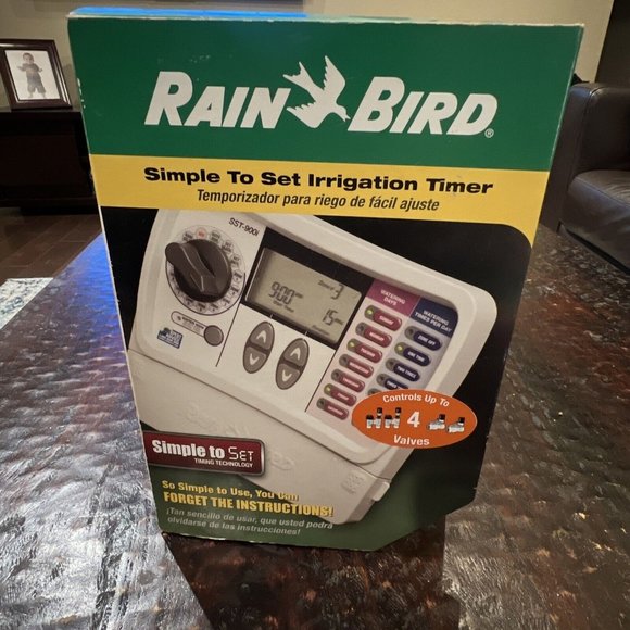 Rain Bird Sprinkler System Lawn Grass Watering Timer Water Controller 4 Valves - Picture 1 of 16